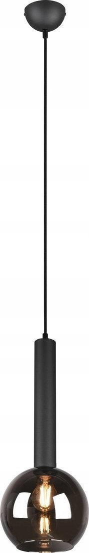 Llambadar varëse Netlighting Clayton Modern Dome, E27 28W, diametër 20cm, i zi mat