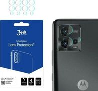 Xham mbrojtës kamerë 3MK Hybrid Glass Lens Protect për Motorola Moto G72, set 4 copë, transparent