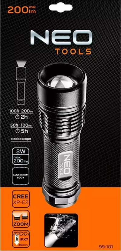 Elektrik dore NEO, 200 lmn, i zi