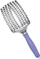 Furçë flokësh Olivia Garden Fingerbrush, ionic, qime najloni, e purpurt