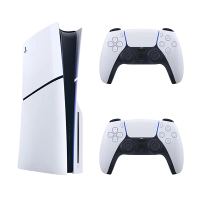 Konzolë Sony PlayStation 5 Slim Digital, 2xDualsense, Wireless, i bardhë/zi