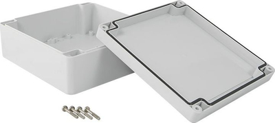 Kuti elektrike hermetike PHP-150, plastike, IP67, gri