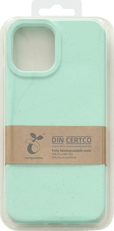 Mbrojtëse telefoni Hurtel Eco Case për iPhone 14 Plus, silikon i biodegradueshëm, mint green