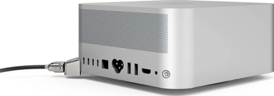 Adaptues sigurie Compulocks Mac Studio Ledge Lock, kabllo me çelës, argjend