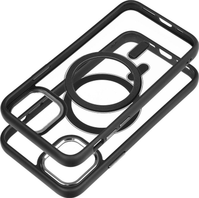 Kapak silikoni Color Edge për iPhone 11 Pro, MagSafe, transparent, shumëngjyrësh