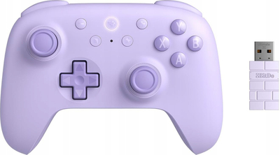 Kontroller pa tela 8BitDo Ultimate 2C, për Android dhe Windows, joystick Hall Effect, lejla