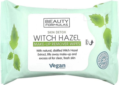 Shamponeta pastruese Beauty Formulas Witch Hazel, heq grimin, 25 copa