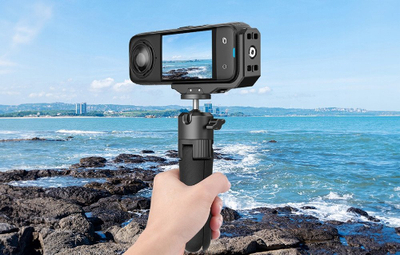 Adapter montimi horizontal PULUZ, për Insta360 X4 X5, i zi