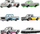 Set maketa makinash Hot Wheels Zamac 1:64, 6 copë, shumëngjyrëshe