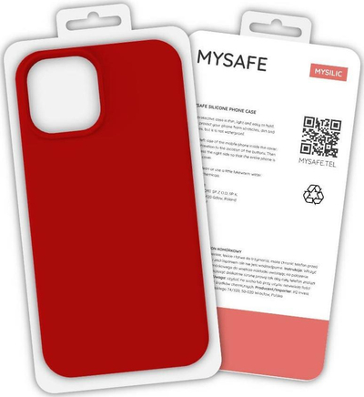 Mbulesë telefoni MySafe për Samsung Galaxy A42 5G, silikon, e kuqe