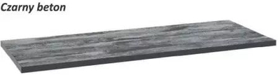 Banak banjo Aquaform Ottima 110x46 cm, trashësi 2.5 cm, ngjyra beton i zi