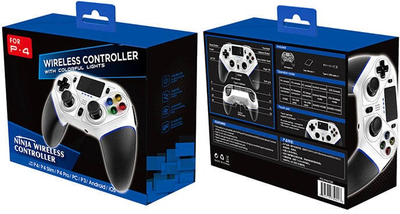 Kontroller iPega Ninja me touchpad për PS 4/PS 3/Android/iOS/Windows PG - P4010B, i bardhë
