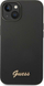 Këse telefoni Guess Silicone Vintage Gold Logo për iPhone 14 Plus 6.7", e zezë