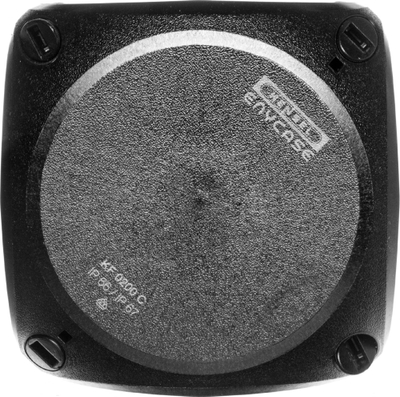 Кутија сврзувачка надповршинска Hensel KF 0200 C, 93x93x62mm, IP66/67, црна