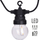 Varg dritash LED Party Lights, 12.5 m, 20 llamba, dritë e ngrohtë