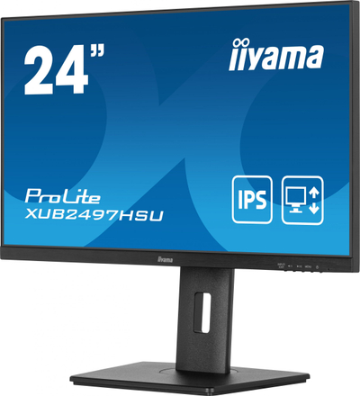 Monitor kompjuteri Iiyama ProLite XUB2497HSU-B1, 24", Full HD, 100Hz, ngjyrë e zezë