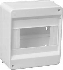 Kuti shpërndarëse modulare Pawbol S-6, 1x6 module, montim sipërfaqësor, IP30, e bardhë