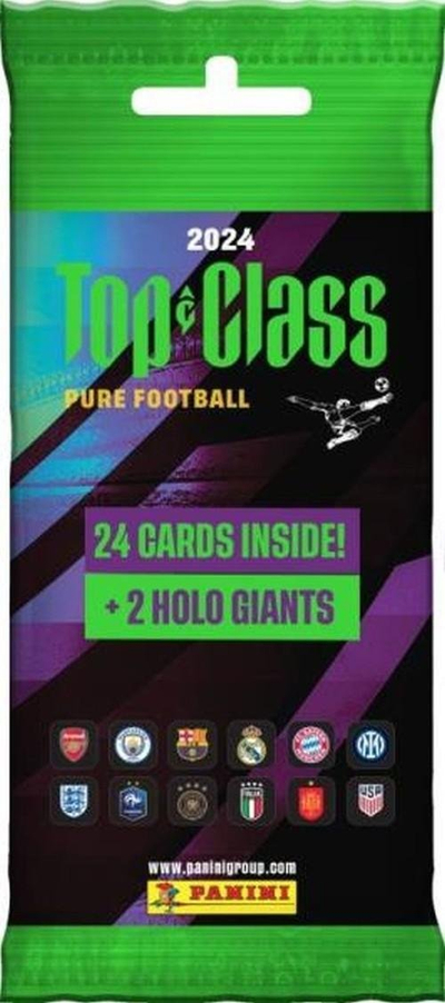 Pako letra futbolli Panini Top Class 2024 Fat Pack, 26 letra, koleksionuese
