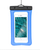Këllëf universal uji-rezistent për telefon, 6.6", me rrip edhe byrylek, blu