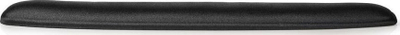 Jastëk ergonomik për kyçin e dorës, 480mm x 80mm, xhel, bazë antirrëshqitje, i zi