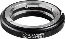 Adapter bajonete Voigtlander Leica M në Sony E Version II, metal, i zi