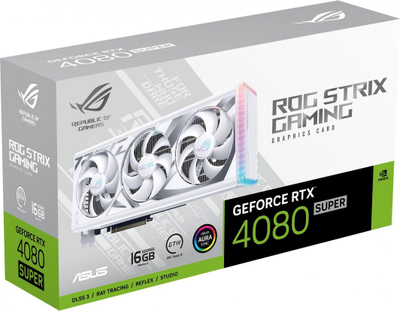 Kartelë grafike Asus ROG Strix GeForce RTX 4080 SUPER White OC 16GB GDDR6X