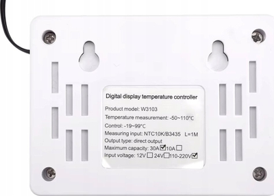 Termostat No Name HX-W3103 E6248, për me majt nën kontroll temperaturen mrena në ambjent