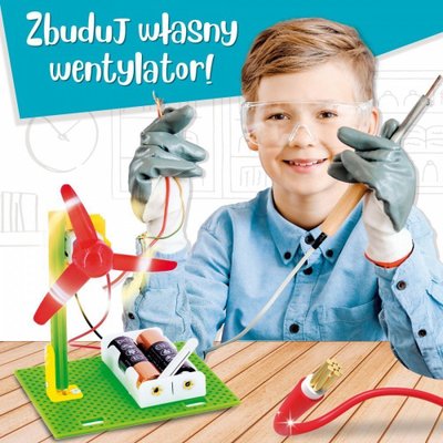 Set shkencor Lisciani Im a Genius Experiments with Electricity, eksperimente me elektricitet, edukativ për fëmijë