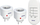 Set me priza portative Orno OR-GB-439, 2 copë