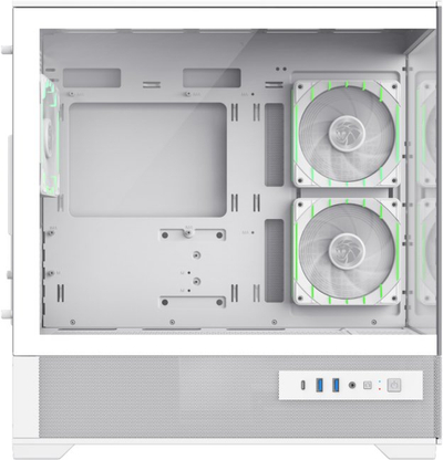 Kuti PC GameMax Vista 2 ARGB, ATX Micro ATX ITX, panele xhami, e bardhë