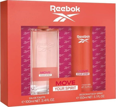 Set dhurate per gra Reebok Move Your Spirit, EDT 100ml, Body Spray 150ml