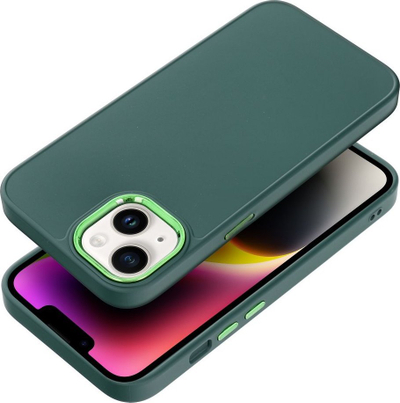 Maskë telefoni Frame Case për iPhone 13, TPU, skaje të përforcuara, mat