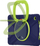 Këllëf tableti Tech-Protect X-Armor për Galaxy Tab A9+ 11", me xham të integrun, me dorezë-stand, blu me jeshile