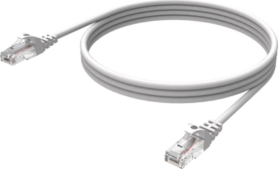Kabllo rrjeti Vision Cat6 UTP, 0.5m, RJ45, e bardhë