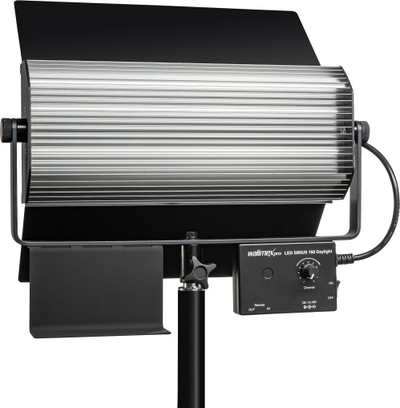 Dritë studio LED Walimex Sirius 160 Daylight, 65W, me barn doors, e zezë