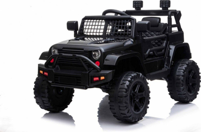 Makine elektrike për kalamaj Ramiz Jeep Dark Night, 12V, 2 motorë, e zezë