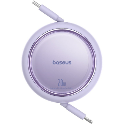 Кабел за полнење Baseus Free2Pull, 20W, 1m, виолетов