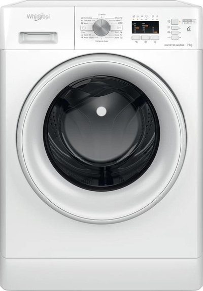 Lavatriçe Whirlpool FFL 7259 W EE, 7 kg, 1200 xhiro, e bardhë