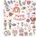 Stickerë me shkëlqim Cozy Christmas, set 43 copë, motive Krishtlindjesh, shumëngjyrëshe