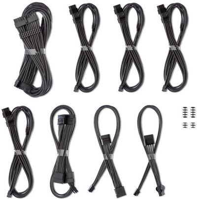 Set kabllosh PSU CableMod C-Series Pro ModMesh, për Corsair RMi RMx RM, carbon