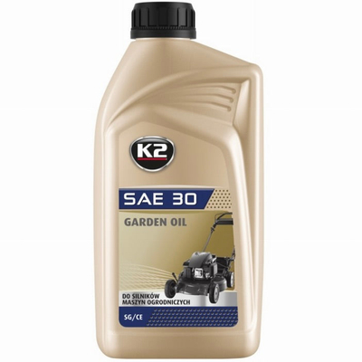 Vaj motori kopshti K2 Garden Oil SAE 30, për kositëse bari, 600 ml