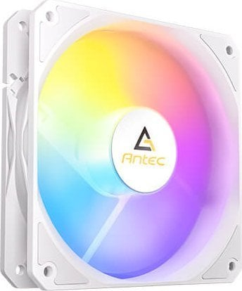 Ventilatorë për kasë kompjutri Antec P12 PWM ARGB, 120 mm, set me 3 copa, i bardhë