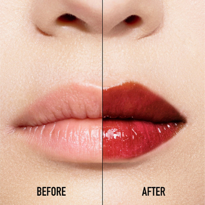 Сјај за усни Dior Addict Lip Maximizer 028 Dior 8 Intense, ефект на полнење, огледален сјај, интензивно црвен