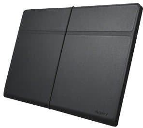 Mbulesë tableti Sony SGP-CV3, lëkurë sintetike, rri dhe në këmbë, e zezë