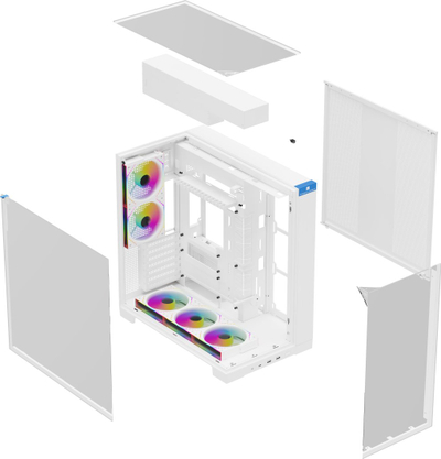 Shtëpizë Thermalright A70 FAN, kullë e plotë, e bardhë
