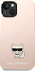 Mbulesë telefoni Karl Lagerfeld Silicone Choupette Body për iPhone 14 Plus 6.7", hardcase, rozë e çelët