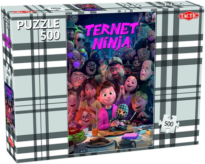 Puzzle Tactic Ternet Ninja Univers, 500 pjesë, për fëmijë, shumëngjyrësh