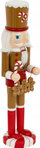 Figurinë dekorative FÉÉRIC LIGHTS &amp; CHRISTMAS Nutcracker Babadimër, dru, 38cm, e kuqe