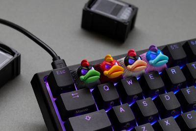 Рачно изработено капаче за тастер Ducky X Hotkeys Ducky League The Bulk, за Cherry MX, смола, повеќебојно