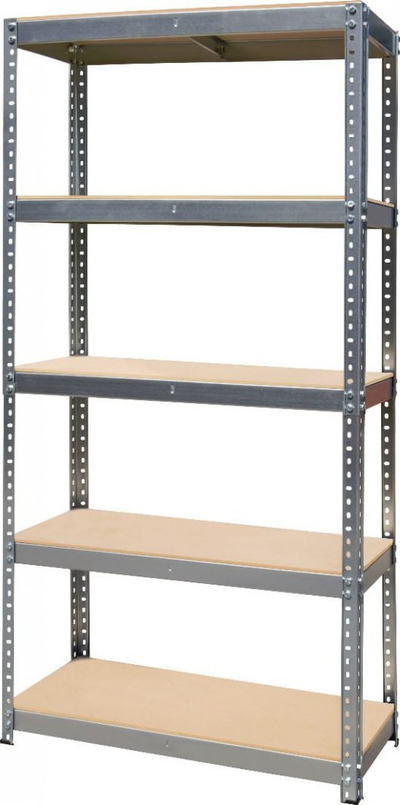 Metalkas STABIL Метална Полица, 180x90x40 cm, Капацитет 200 kg, Поцинкувана